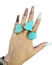 Soldered Turquoise Fashion Ring