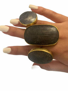 Soldered Horn Adjustable Fashion Rings