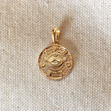 Gold Evil Eye Protection Pendant