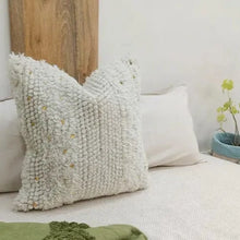 Handwoven Down Filled Wool Pillow Case