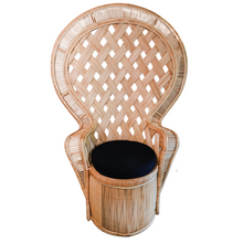 Lauhala Style Peacock Chair