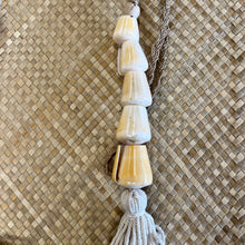 Cone Shell Tassel Decor