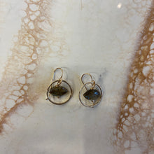 Beach Girl Jewels - Mini Labradorite Eye Hoops