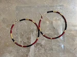 Emakai- Beaded Hoop