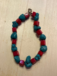 Hoʻopilimau - Tumbled Turquoise Bracelet