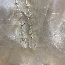 Silver Crystal Cluster Earrings