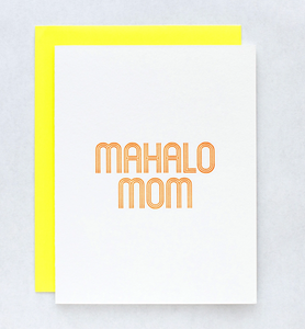 Mahalo Mom Card