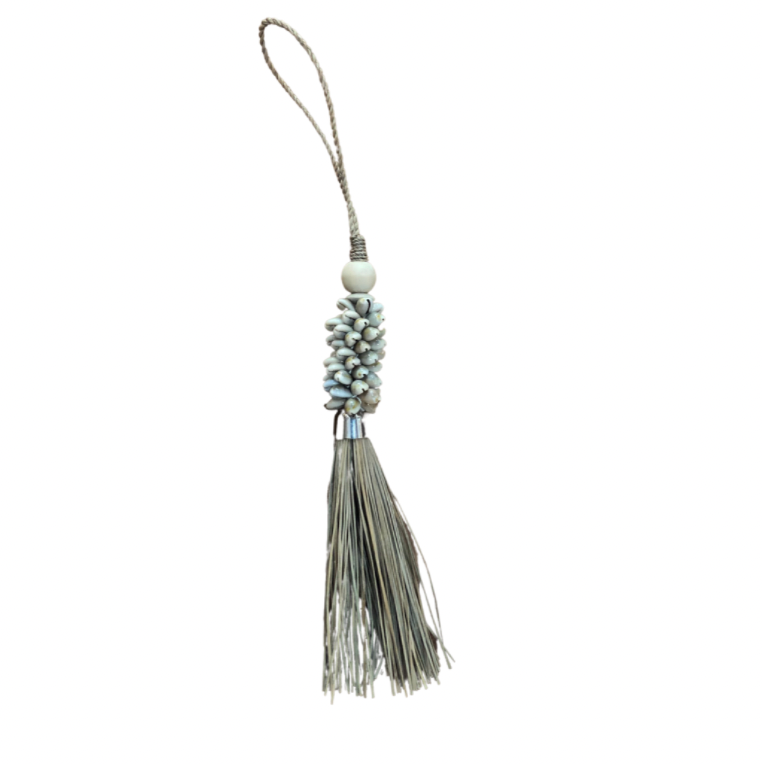 Shell Raffia Tassel