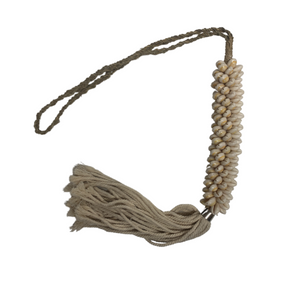 Cowrie Shell Necklace with Rope - Natural