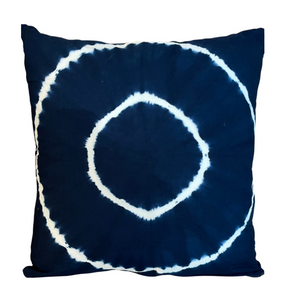 Blue Bullet Tie Dye Pillow Case