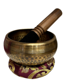 Tibetan Singing Bowl with Cushion Stand