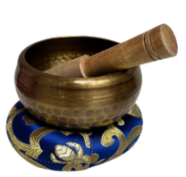 Tibetan Singing Bowl with Cushion Stand