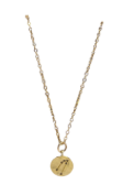 Washed Up Jewelry- Gold Taurus Constellation Necklace