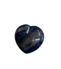 Sodalite Crystal Heart