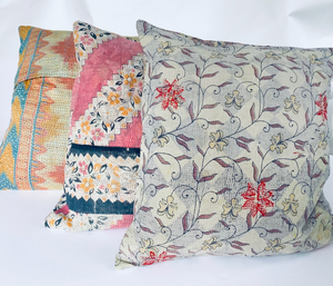 Kantha Cushion Cover