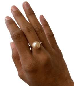 Sterling Silver Freshwater Pearl Ring