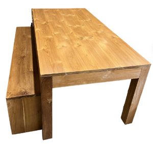Teak Table and Bench