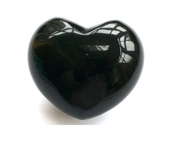 Rainbow Obsidian Heart Crystal