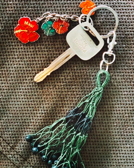 Handmade ‘Upena (Fish Net) Keychain