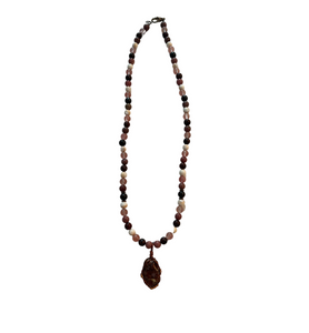 Hoʻopilimau - Dark Cherry Necklace