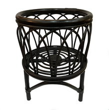 Rattan Planter - Black