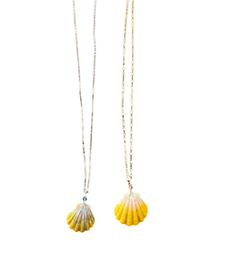 Flattery Design - Sunrise Shell Single Bead Necklace