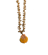 Flattery Designs - Multi-Gem Bead Sunrise Shell Necklace