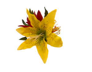 Kaiulani Beauty Floral Yellow Lily Hair Accessory