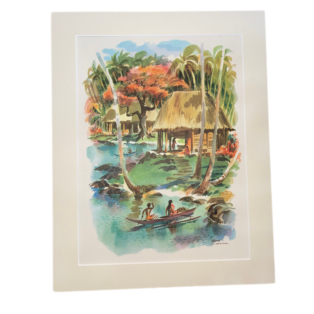 Vintage Art  - Samoa