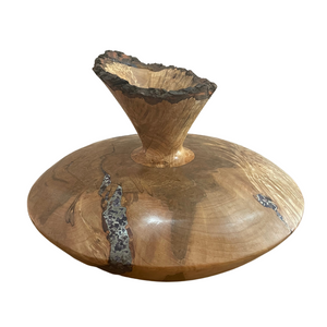 Maple Burl Wood Vase