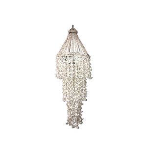 Three Tier Chunky Shell Chandelier