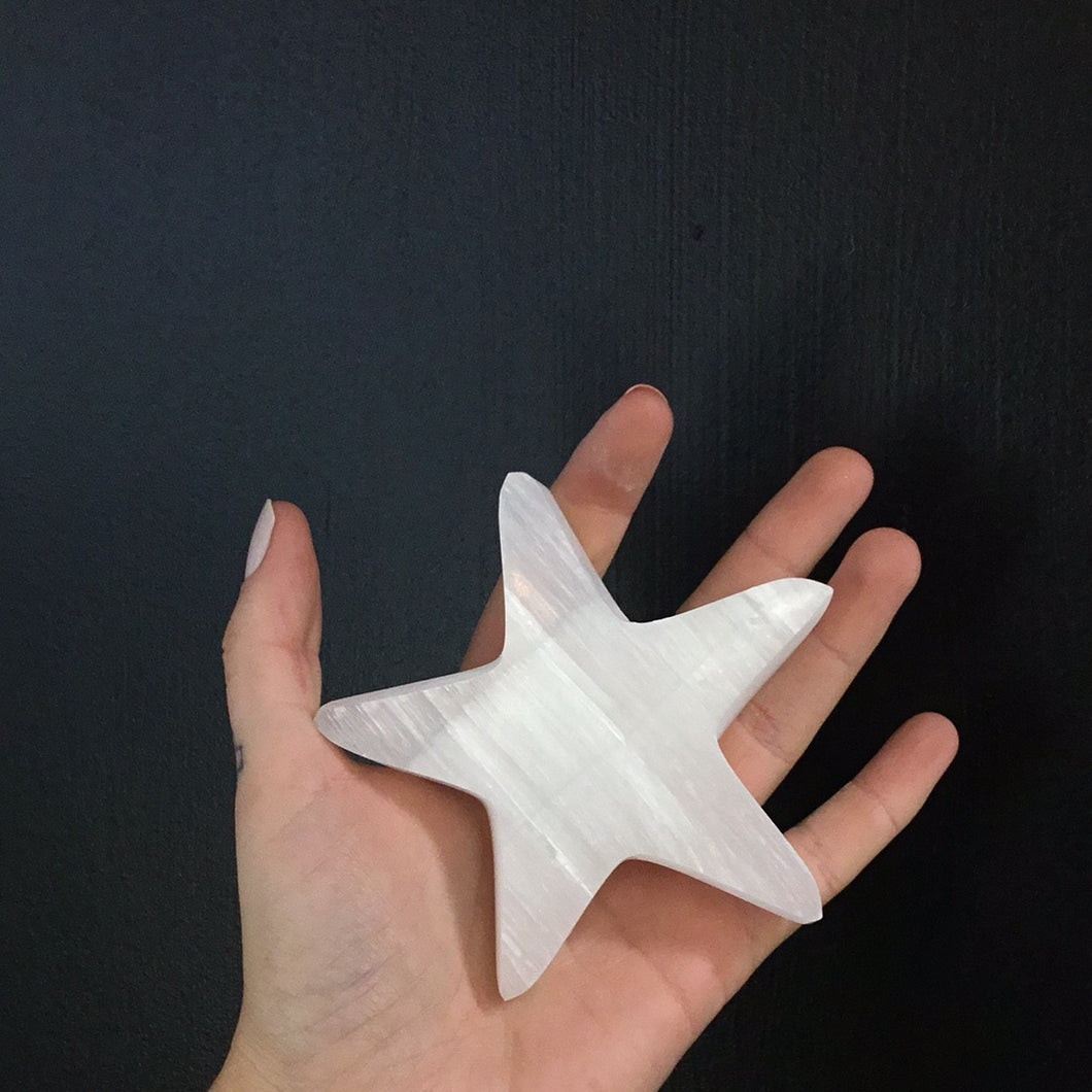 Flat Selenite Star