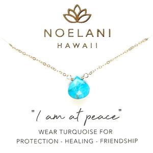 Noelani Hawaii Jewelry - "I am at Peace" Turquoise Necklace