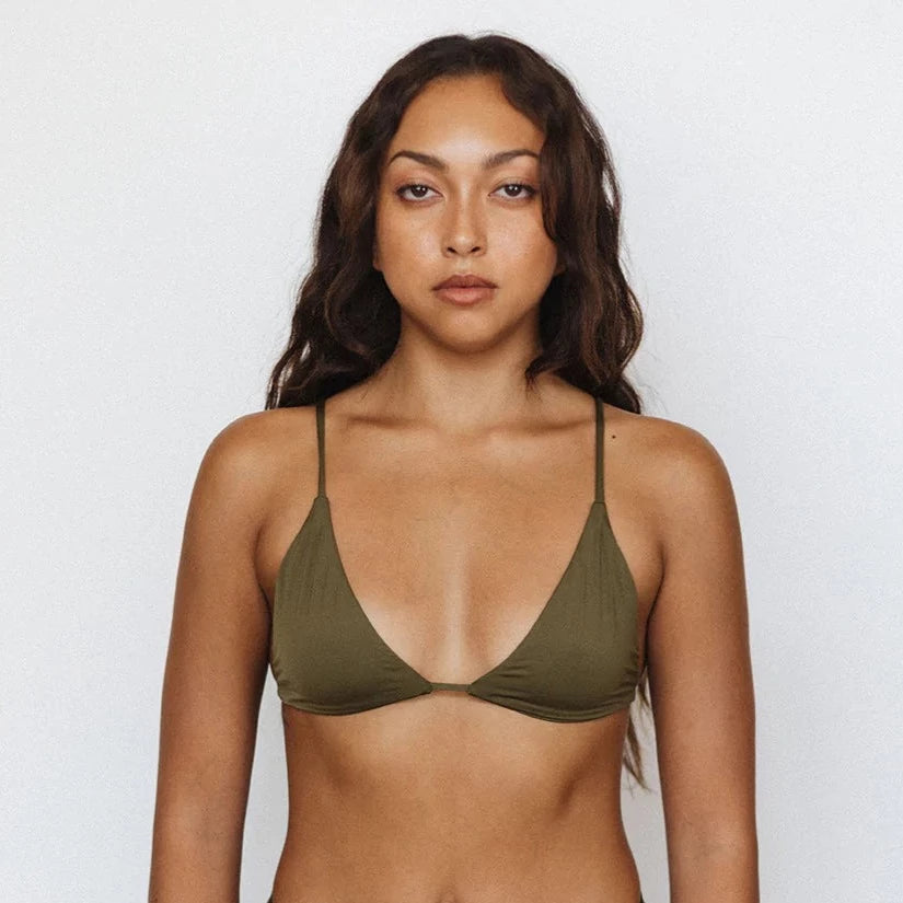Mai - String Top OLIVE